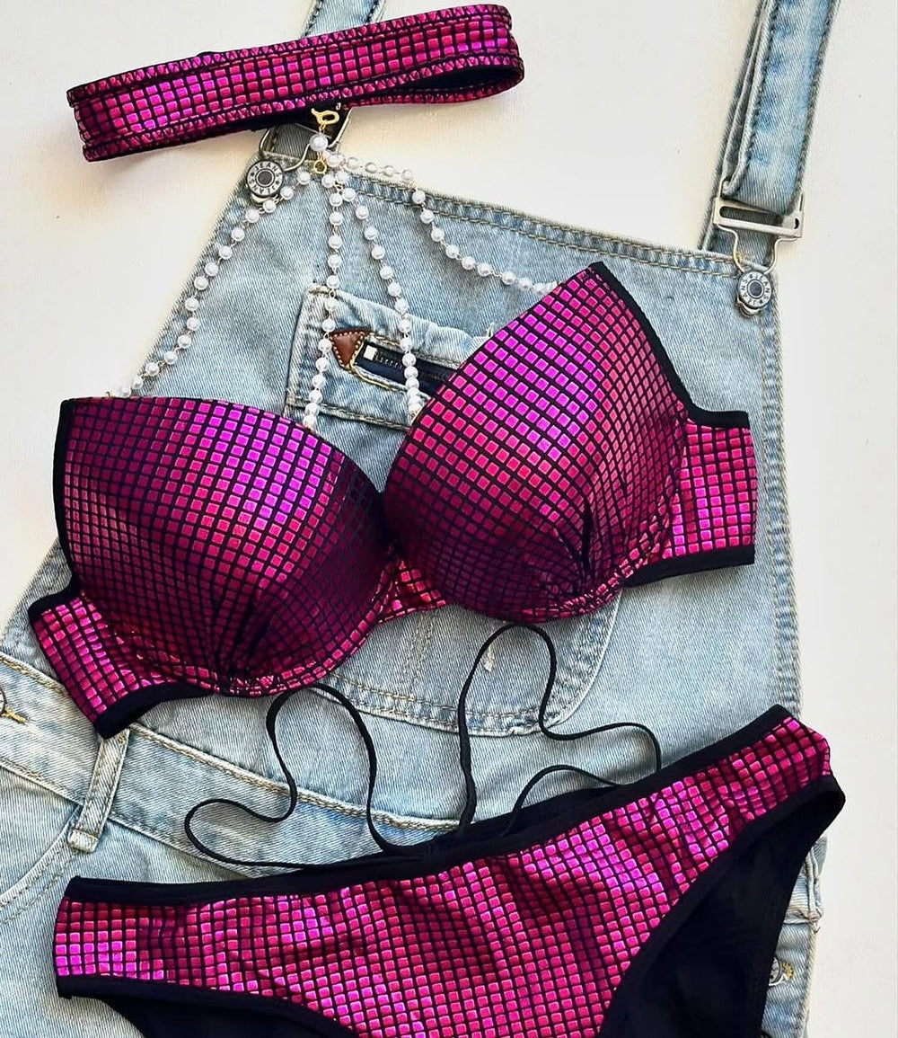 Luxury Rhinestone Crystal Bra & Panty Set