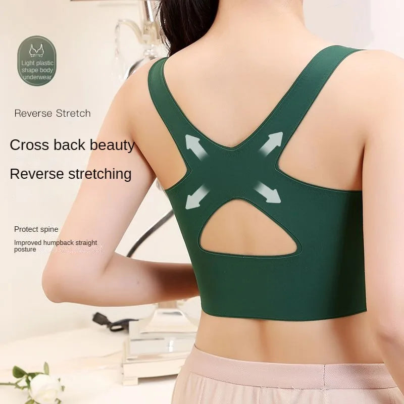 Breast Support Side Buckle Push Up Bra