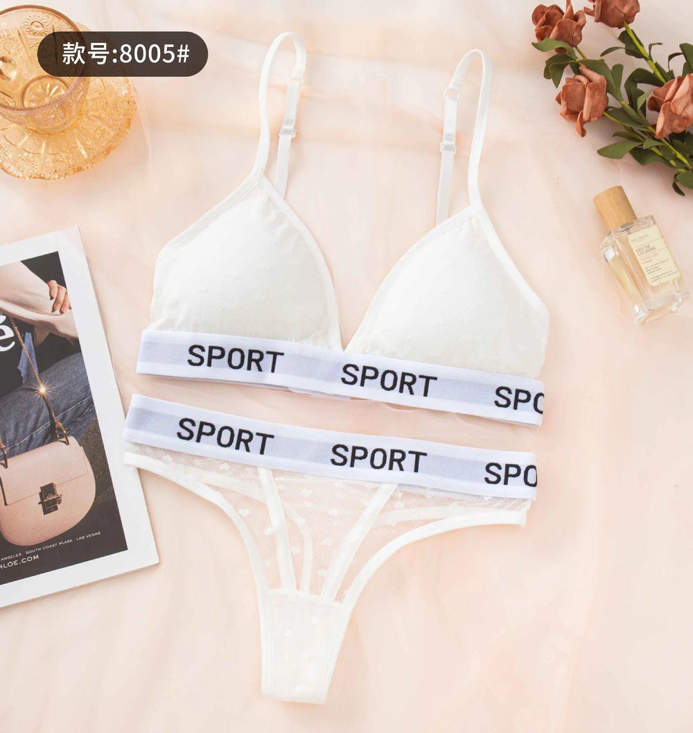 Sporty Net Bra & Panty Set
