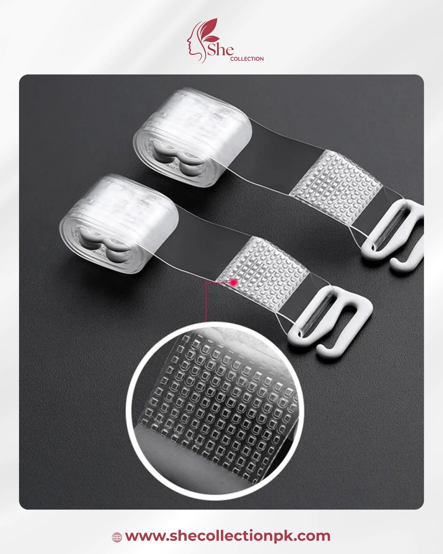 Transparent Bra Straps Invisible Anti Slip Adjustable Shoulder Strap