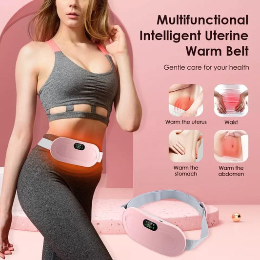 Period Cramp Relief Electric Heating Belt Massager