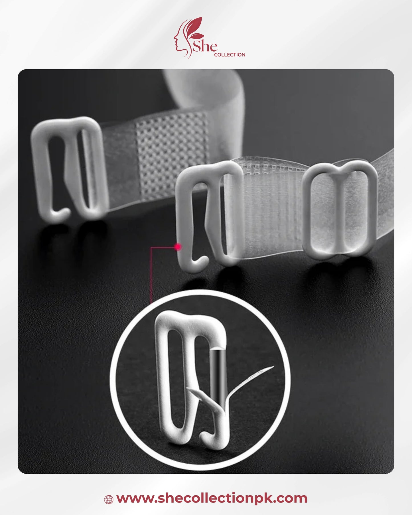 Transparent Bra Straps Invisible Anti Slip Adjustable Shoulder Strap