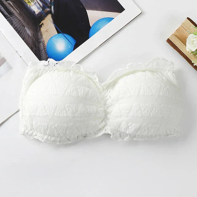 Strapless Crocodile Style Bra With BACK Hook