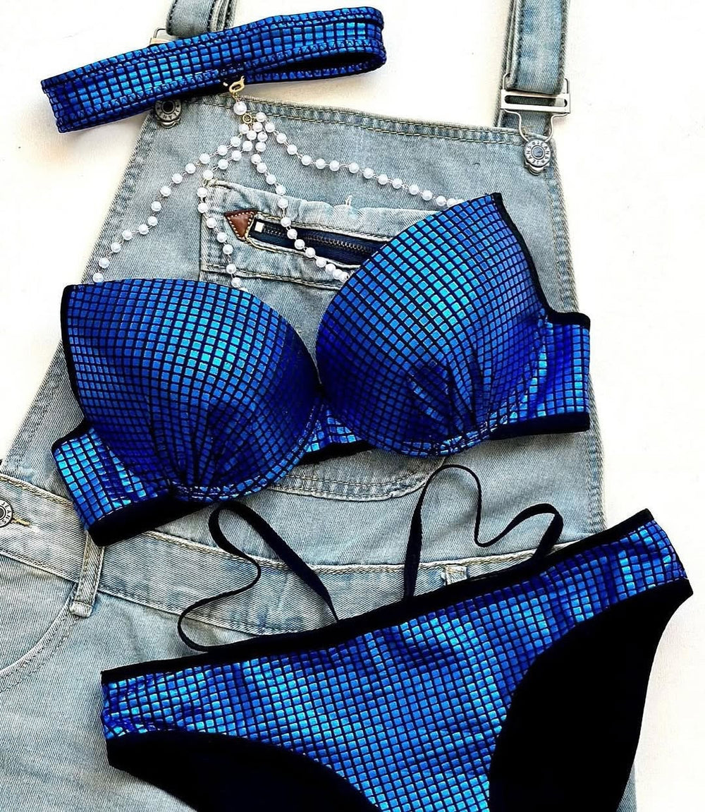 Luxury Rhinestone Crystal Bra & Panty Set