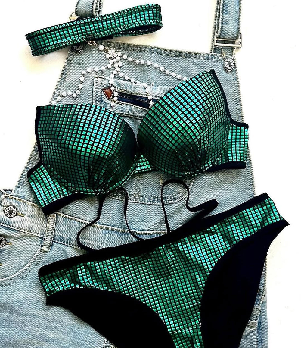 Luxury Rhinestone Crystal Bra & Panty Set