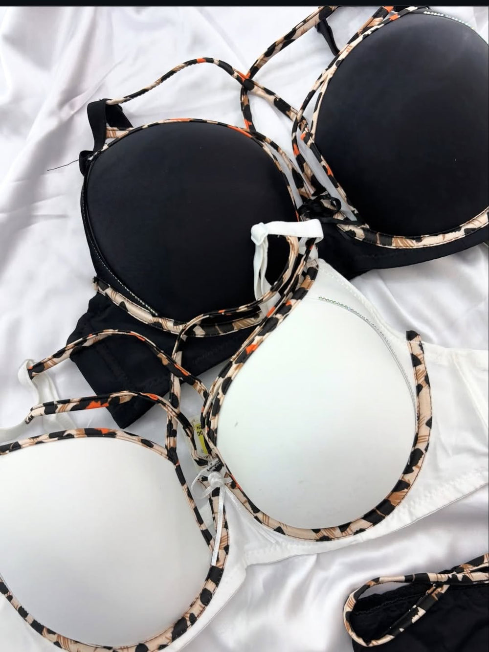 Wild Glam Leopard Print Lingerie Set