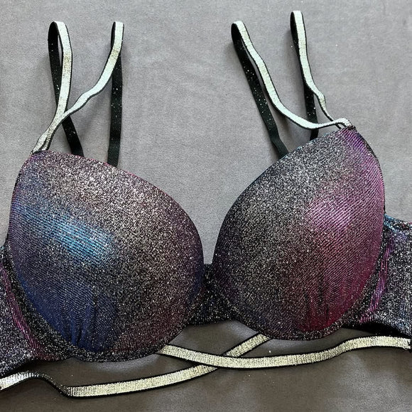 GlitterGlow sparkling Lingerie Set