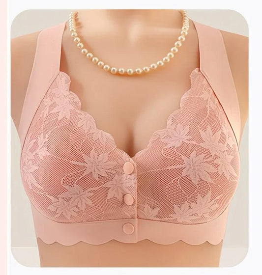 Front Open Comfort Lace Bra