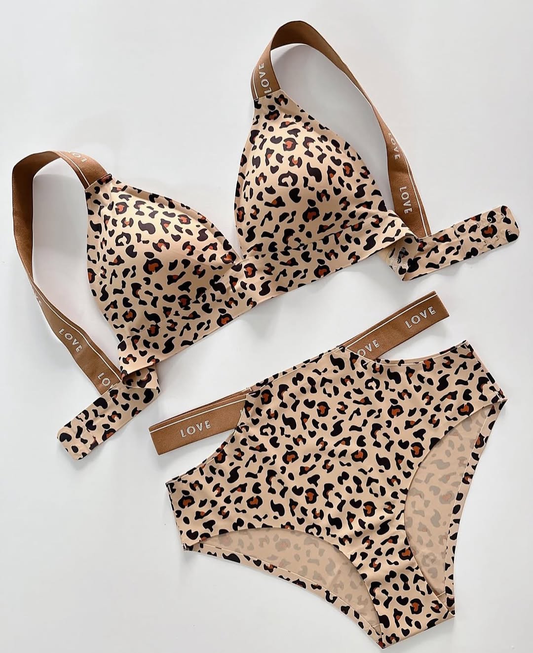 Wildlove Leopard Print Bra Panty Set