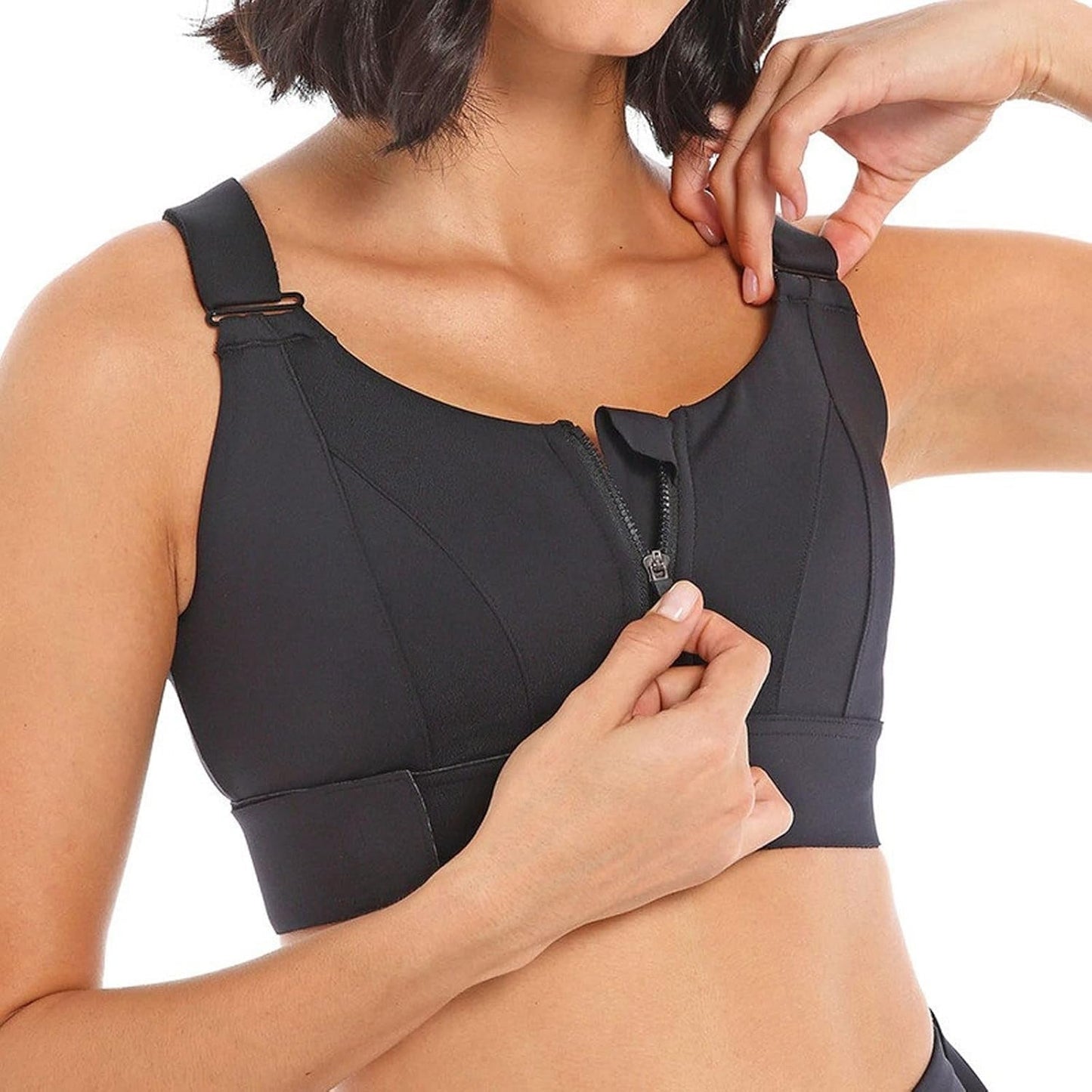 Premium Quality Zipper Sports Bra