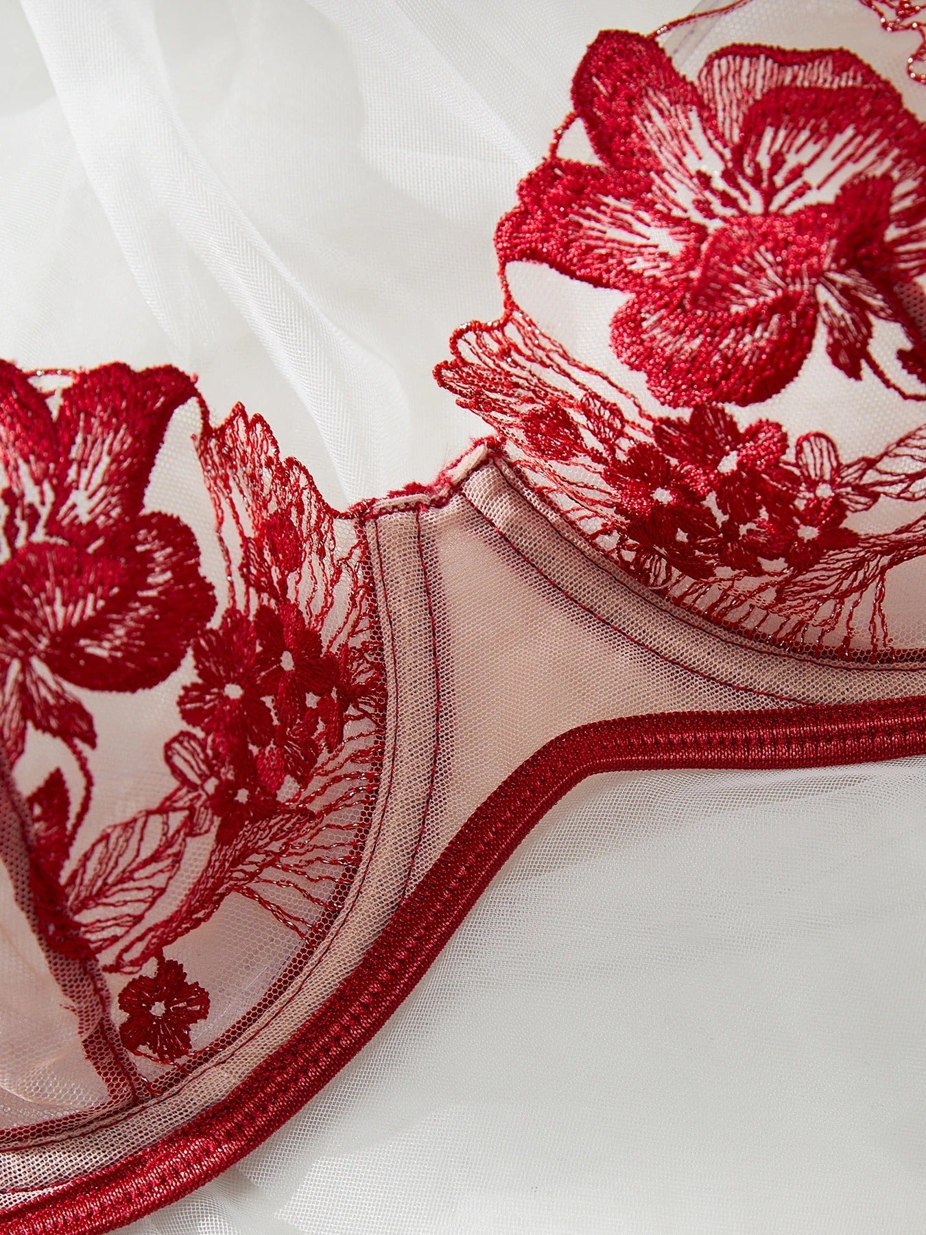 Botanical Lace Embroidery Transparent Set