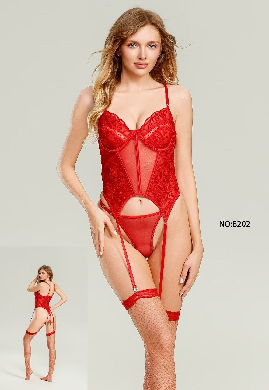 Sensual Elegance Ruffle Lingerie