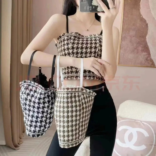 Trim Halter Vest Women's camisole Top