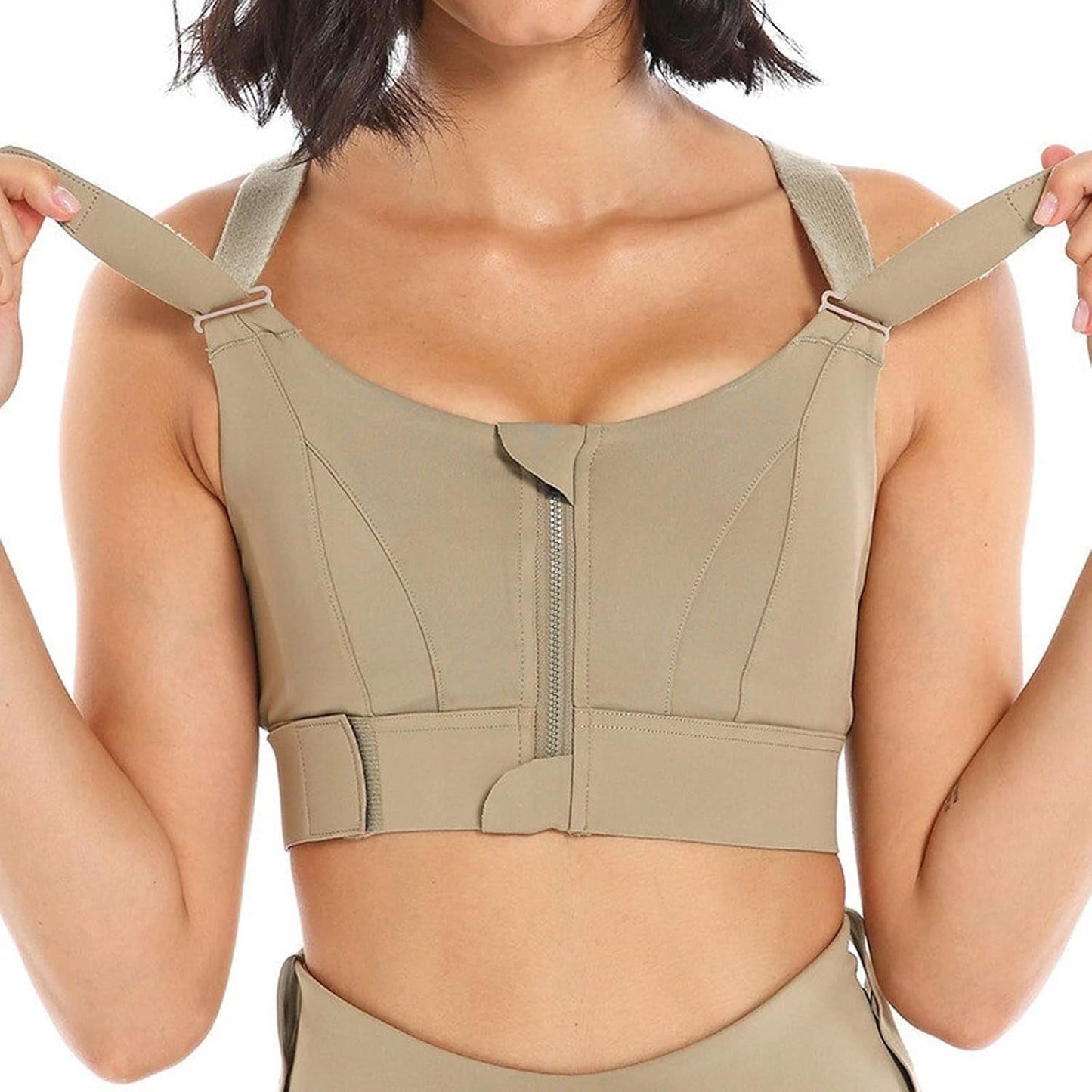 Premium Quality Zipper Sports Bra