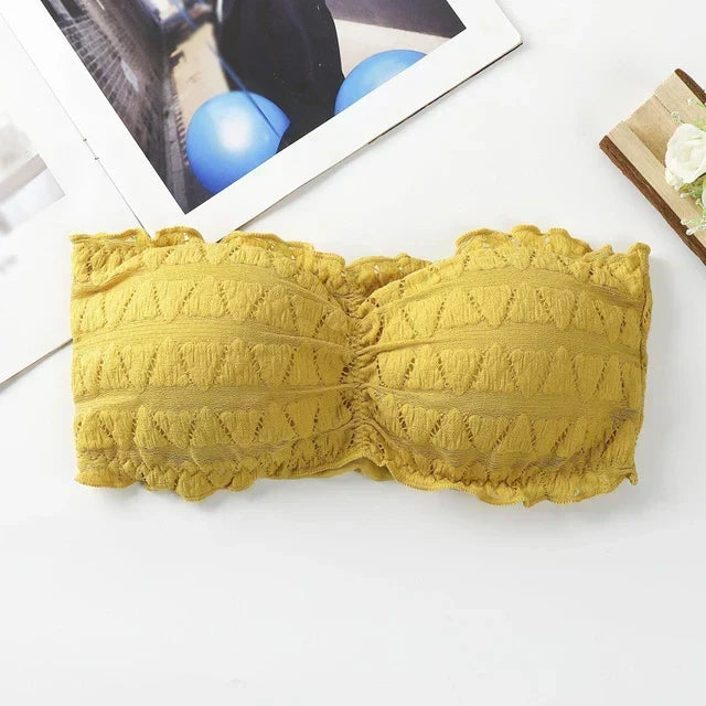 Strapless Crocodile Style Bra With BACK Hook
