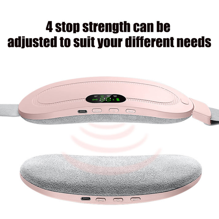 Periods Heating Pad Waist Vibration Massage Device for Cramps Period Pain Relief