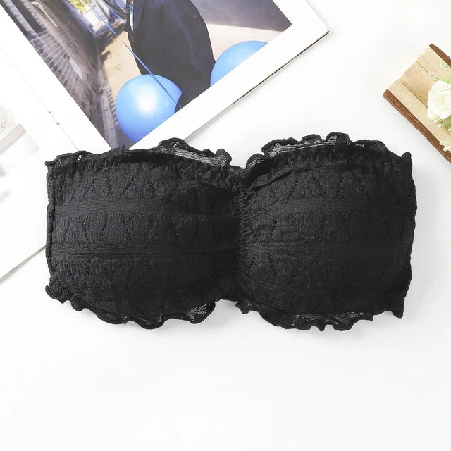Strapless Crocodile Style Bra With BACK Hook