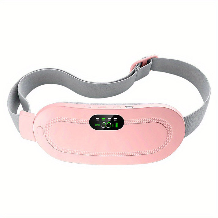 Periods Heating Pad Waist Vibration Massage Device for Cramps Period Pain Relief