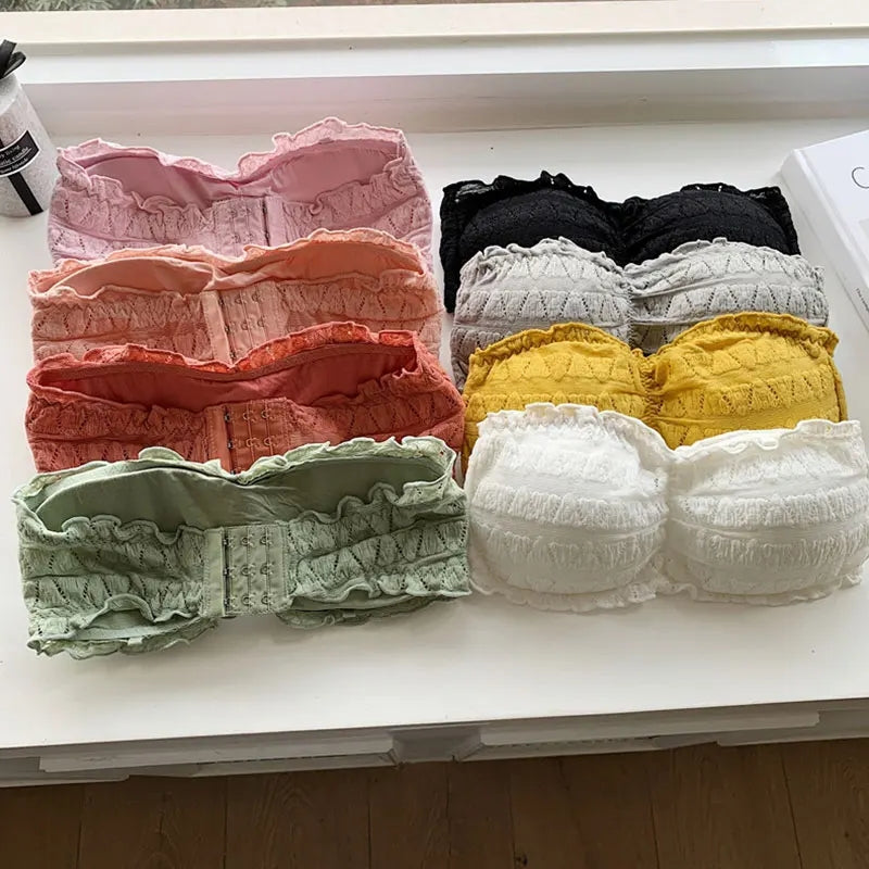 Strapless Crocodile Style Bra With BACK Hook