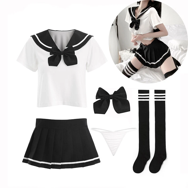 Sailor Bow Pleated Costume Set