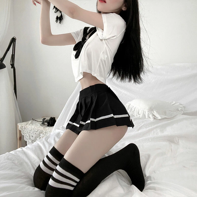 Sailor Bow Pleated Costume Set